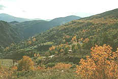 Paisaje de Alpujarra en Almeria